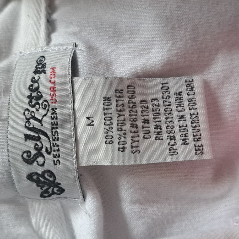 Juniors Self Esteem Short Sleeve Button Up Jacket Size Medium - Picture 8 of 10